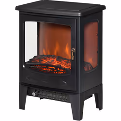 Description générale Cette superbe cheminée électrique modèle poêle style néo-rétro vous permettra de créer une ambiance coco ...