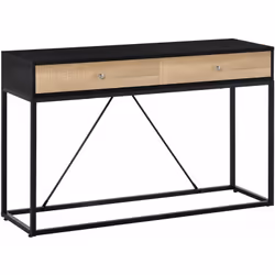 Description générale Cette console HOMCOM moderne, aux influences industrielles, est idéale pour votre entrée ou votre salon. ...