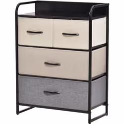Description générale Ce joli chiffonnier à 4 tiroirs crée un meuble sobre et fonctionnel, parfait pour n'importe quelle pièce ...