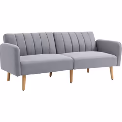 Description générale Laissez-vous séduire par le charme zen et cosy de ce superbe canapé convertible 2 places design scandina ...