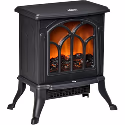 Cette superbe cheminée électrique modèle poêle d'antan vous permettra de créer une ambiance cocooning et romantique dans votr ...