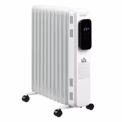 Chauffage bain dhuile caréné 50x24x63cm Blanc