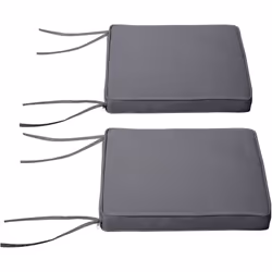 Ce superbe lot de 2 coussins galettes d'assise vous permettra d'être confortablement installé sur vos chaises, fauteuils ou t ...