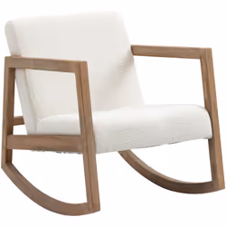 Description générale Ce magnifique fauteuil lounge à bascule allie une structure en bois d'hévéa à un coussin d'assise et dos ...