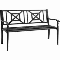 Ce magnifique banc de jardin sublimera votre jardin ou terrasse grâce à son style fer forgé et ses belles lignes. Son confort ...