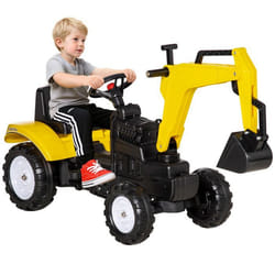 HOMCOM - Voiture dingénierie pour enfants - PP - 107x42x71cm - Jaune