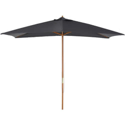Outsunny - Parasol droit rectangulaire de jardin grande taille dim. 3L x 2l x 2,5H m anthracite
