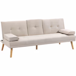 Description générale Le canapé convertible 3 places au design scandinave ajoute une touche d'élégance à votre intérieur. Avec ...