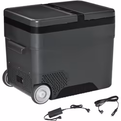 Description générale Cette glaciaire congélateur portable 2 en 1 (réfrigérateur et congélateur) vous permettra de garder au f ...