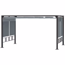 Description générale Cette superbe pergola à double toile rétractable vous permettra de passer d'agréables moments à l'extéri ...