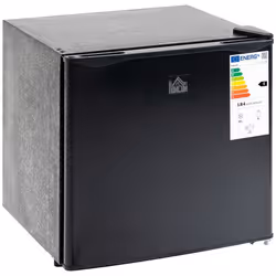 HOMCOM Meuble Banc TV Design Contemporain Multi-rangements : 2 Portes Niche Centrale étagère Grand Plateau Noir chromé