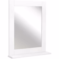 Ce superbe miroir de salle de bain avec étagère intégrée vous permettra de vous maquiller, coiffer, raser ou épiler plus faci ...