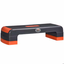 HOMCOM - Stepper - PP - 78x28x20cm - Rouge et gris