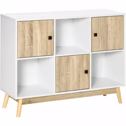 Description générale Ce superbe meuble de rangement design scandinave sublimera votre salon ou chambre. Mélangeant avec éléga ...