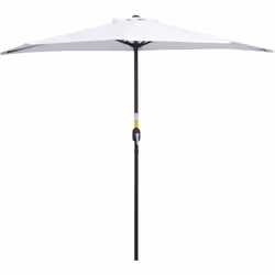 Ce demi-parasol vert mélant originalité et élégance vous permettra de profiter pleinement de l'espace de votre balcon ou terr ...