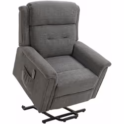 Ce fauteuil releveur de relaxation électrique en tissu vous offrira une expérience unique de détente et de bien-être conforta ...