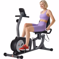Ce vélo d'appartement semi-allongé sera idéal pour garder la forme et la ligne ! Ses nombreuses fonctions et sa grande adapta ...