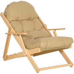 Description générale Asseyez-vous confortablement dans notre fauteuil au style naturel et authentique. Ce fauteuil inclinable ...