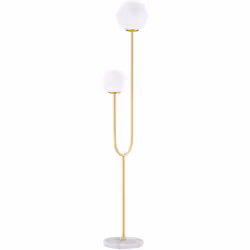 Description générale Simple, élégant et pratique, ce lampadaire est doté d'un pied en métal fin et raffiné, d'une base ronde  ...
