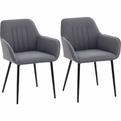Ce lot de 2 chaises de visiteur design scandinave ajoutera une touche d'élégance, raffinement et modernité à votre intérieur. ...