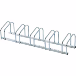 Ce râtelier pour 5 vélos vous sera d'une grande utilité pour garer ou ranger vos vélos. Conçu pour une installation au sol, v ...