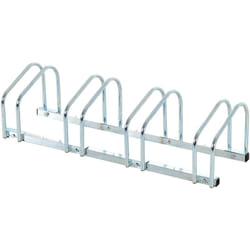 Homcom - Râtelier 4 vélos dim. 110L x 33l x 27H cm acier galvanisé