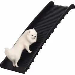 Emmener votre chien en voiture n'a jamais été aussi simple et sûr avec cette rampe d'accès PawHut. Il montera et descendra ra ...