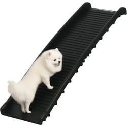 Pawhut - Rampe de chargement pliable antidérapante pour chien - dim. 155L x 39l x 14H cm - pp noir