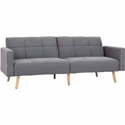 Description générale Laissez-vous séduire par le charme zen et cosy de ce superbe canapé convertible 2 places au design scand ...