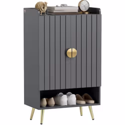 Description générale Ce magnifique meuble à chaussures style art déco est le meuble de rangement idéal pour organiser vos cha ...
