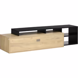 Ce meuble TV ultra moderne réversible s'intégrera parfaitement à votre intérieur. Idéal pour installation dans votre salon, c ...