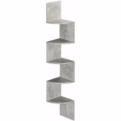 Cette étagère d'angle au design zig zag apportera une touche d'esthétisme et originale à votre intérieur. Cette étagère de st ...
