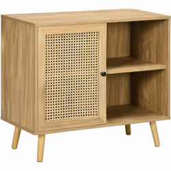 Description générale Ce joli buffet au style bohème multi-rangement est équipé d'un placard à une porte avec étagère réglable ...