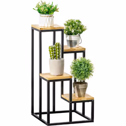 Description générale Ce magnifique porte-plantes 4 étagères style industriel vous permettra de mettre en valeur vos fleurs et ...