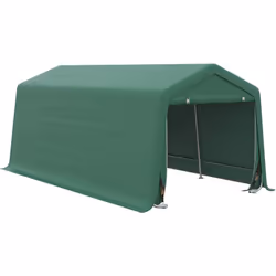 Ce superbe carport garage ou tente de stockage grande taille dim. 6L x 3l x 2,62H m vous permettra de protéger efficacement v ...