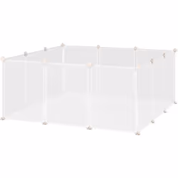 Cet enclos pour chiots et petits animaux de PawHut est une solution pratique pour assurer la sécurité de vos petits amis. Les ...