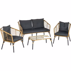 Souhaitez-vous un salon de jardin style colonial en réponse à votre goût pour l'élégance et la nature ? Alors optez pour ce m ...