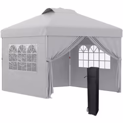 Cette magnifique tonnelle pop-up pliante pourrait vous offrir de l'ombre ou vous le souhaitez ! C'est un barnum design et pra ...