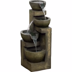 Cette fontaine de jardin à plusieurs niveaux est un choix parfait pour décorer votre jardin ou votre arrière-cour ! Le design ...