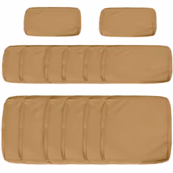 Ce lot de 14 housses de rechange pour coussins de salon de jardin vous permettra de redonner un coup de neuf à votre ensemble ...