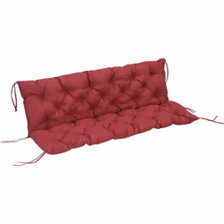 Ce superbe coussin matelas d'assise et dossier vous permettra d'être confortablement installé sur votre banc, balancelle ou e ...