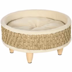 Ce superbe lit canapé chien ou chat style cosy naturel ajoutera une touche d'originalité et de raffinement supplémentaire à v ...