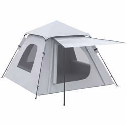Tente de camping familiale montage très facile et rapide à installer et ranger (manuel d'assemblage illustré fourni). Il est ...