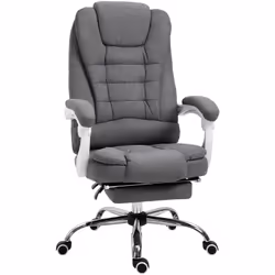 Ce splendide fauteuil de bureau manager avec repose-pied pliable est à la fois confortable et ergonomique. Vous pouvez ajuste ...