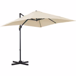 Cet élégant parasol déporté est idéal pour profiter entre amis ou en famille de votre extérieur ! Pour vous assurer une utili ...