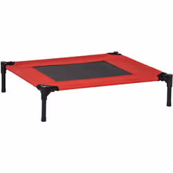 Ce superbe lit sur pied bicolore rouge et noir apportera un confort inégalé à votre chien même pendant les fortes chaleurs de ...