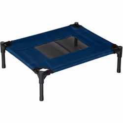 Ce superbe lit sur pied bicolore bleu et noir apportera un confort inégalé à votre chien même pendant les fortes chaleurs de  ...