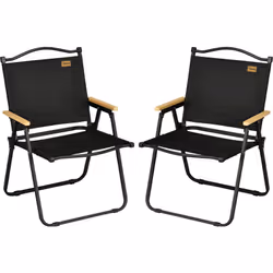 Détendez-vous en duo confortablement installé dans ce lot de 2 chaises de plage et camping pliables. Ces chaises de pêche pli ...