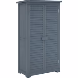 Cette armoire abri de jardin dotée de 2 étagères est l'équipement idéal pour ranger vos outils et vos accessoires de jardin. ...
