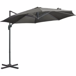 Cet élégant parasol déporté est idéal pour profiter entre amis ou en famille de votre extérieur ! Pour vous assurer une utili ...